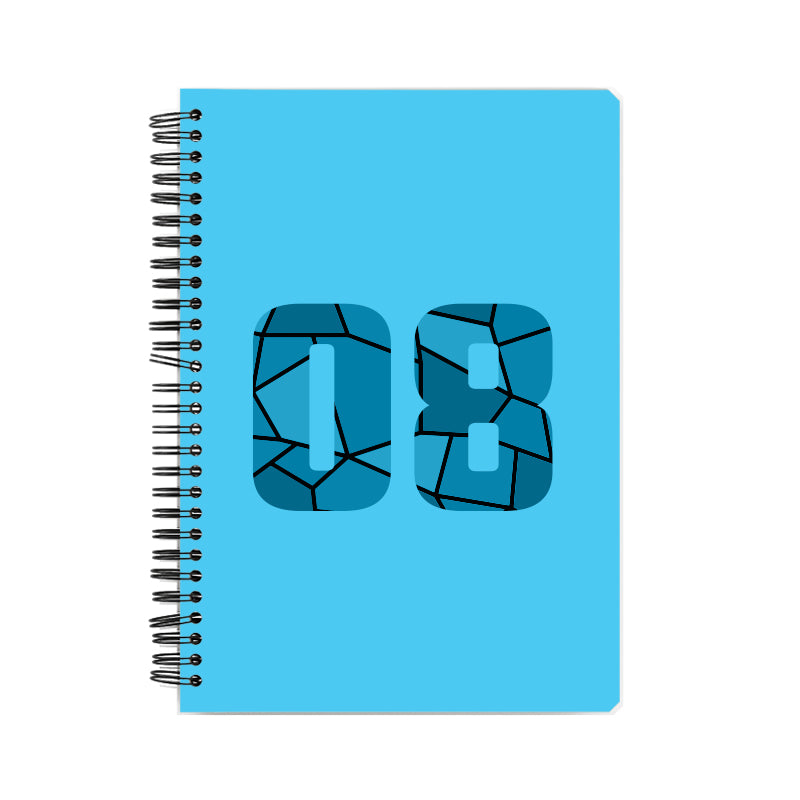 08 Number Notebook (Sky Blue)