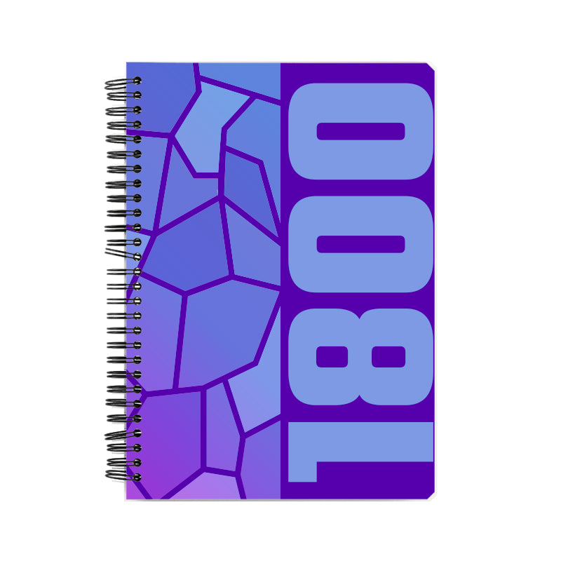 1800 Year Notebook (Purple)