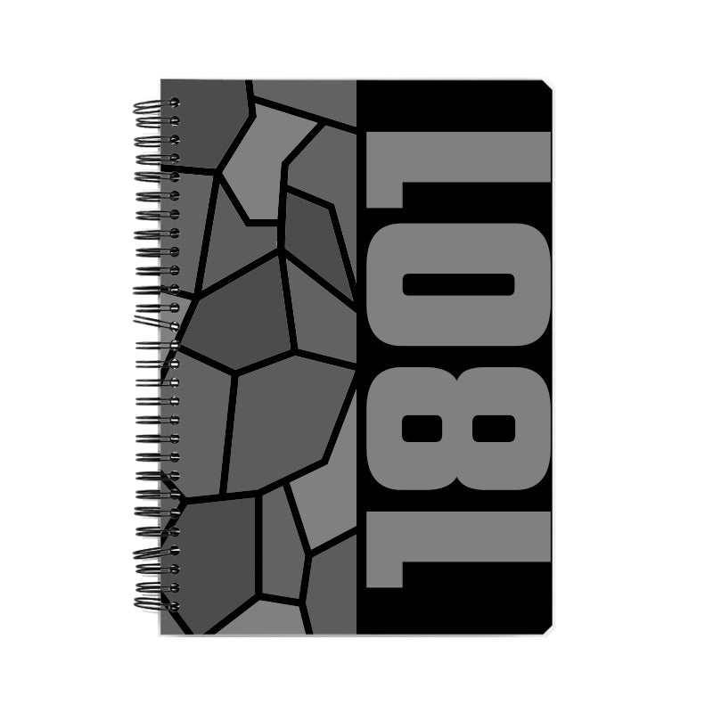 1801 Year Notebook (Black)