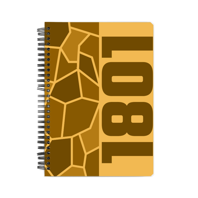 1801 Year Notebook (Golden Yellow)