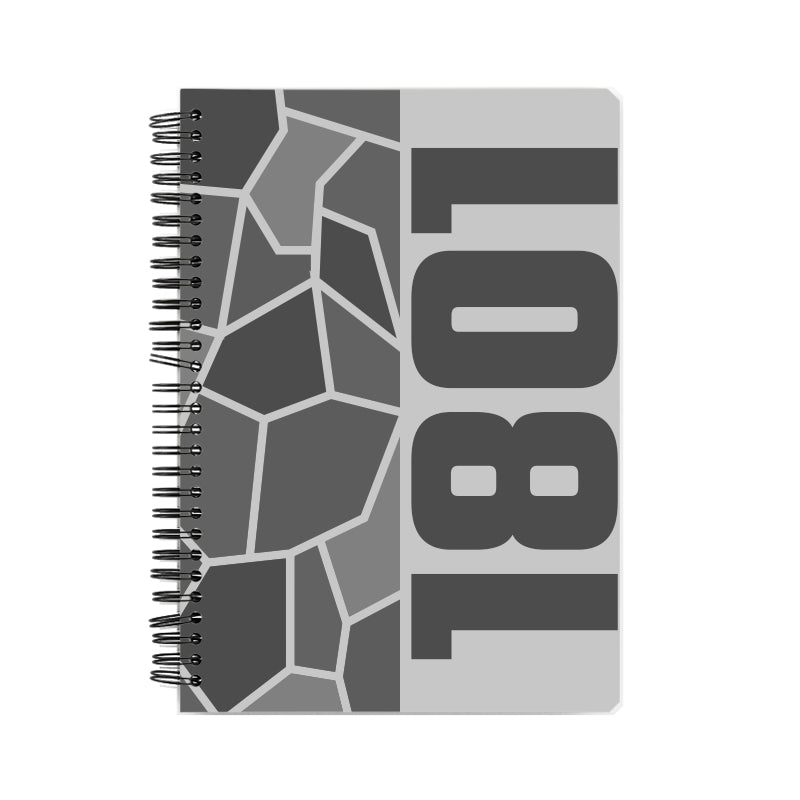 1801 Year Notebook (Melange Grey)