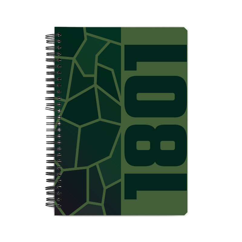 1801 Year Notebook (Olive Green)