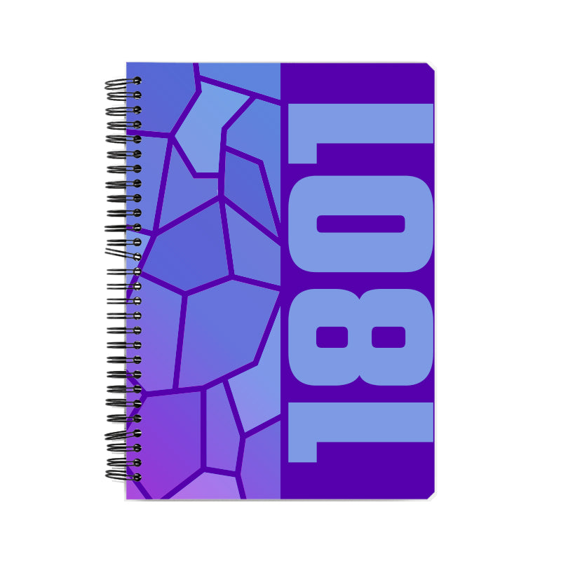 1801 Year Notebook (Purple)