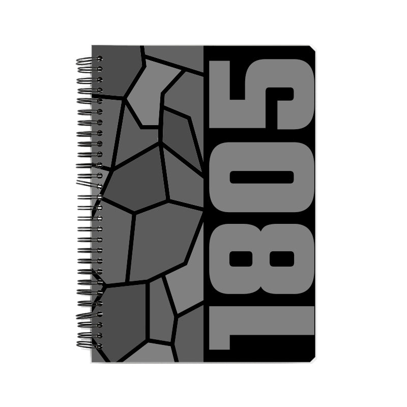 1805 Year Notebook (Black)