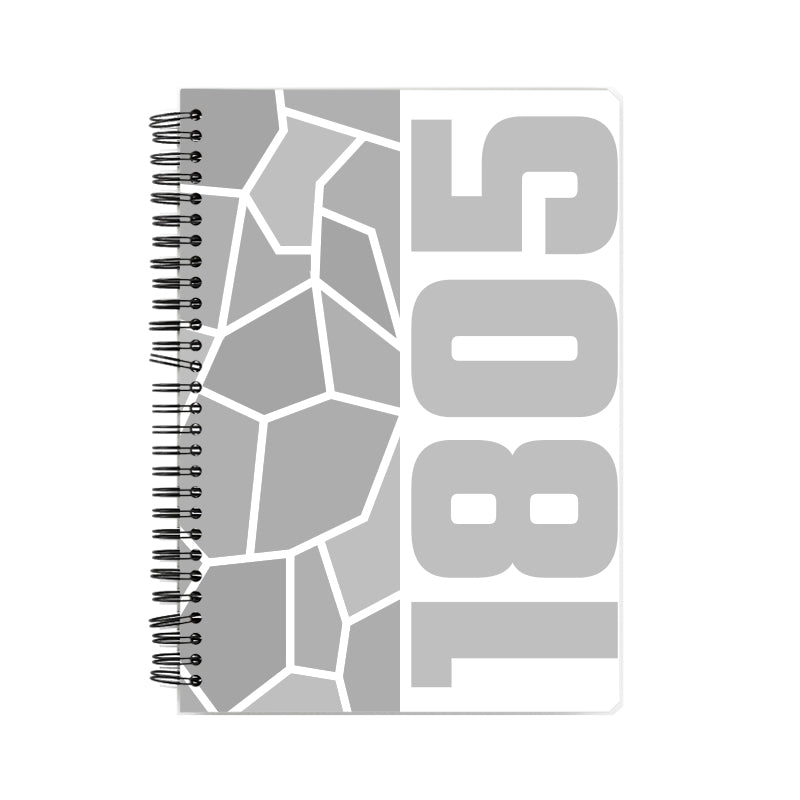 1805 Year Notebook (White)