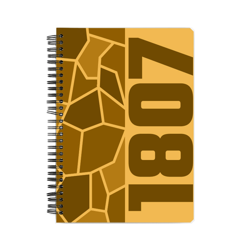 1807 Year Notebook (Golden Yellow)