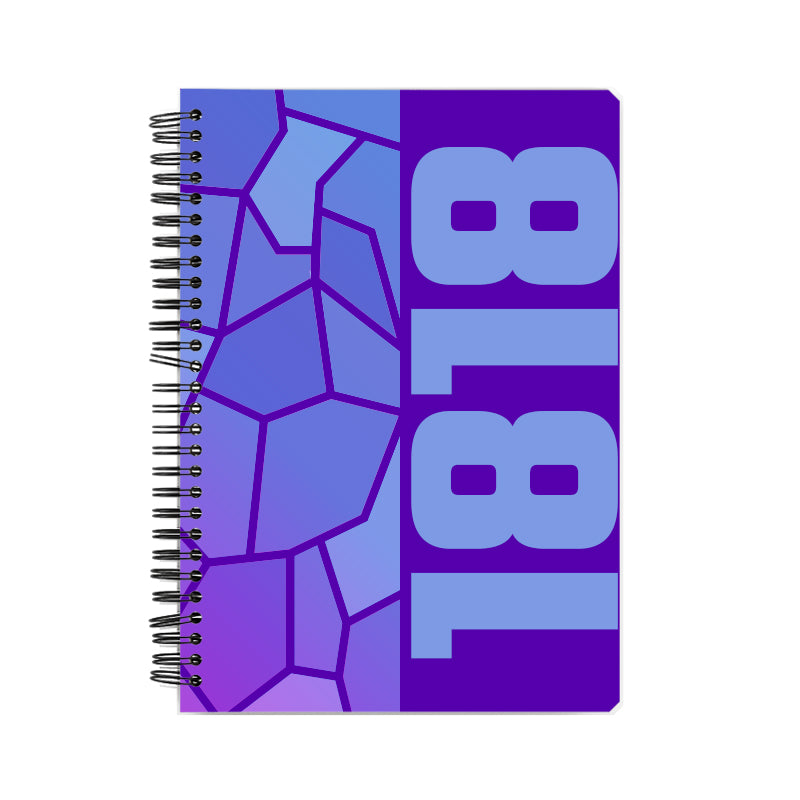 1818 Year Notebook (Purple)
