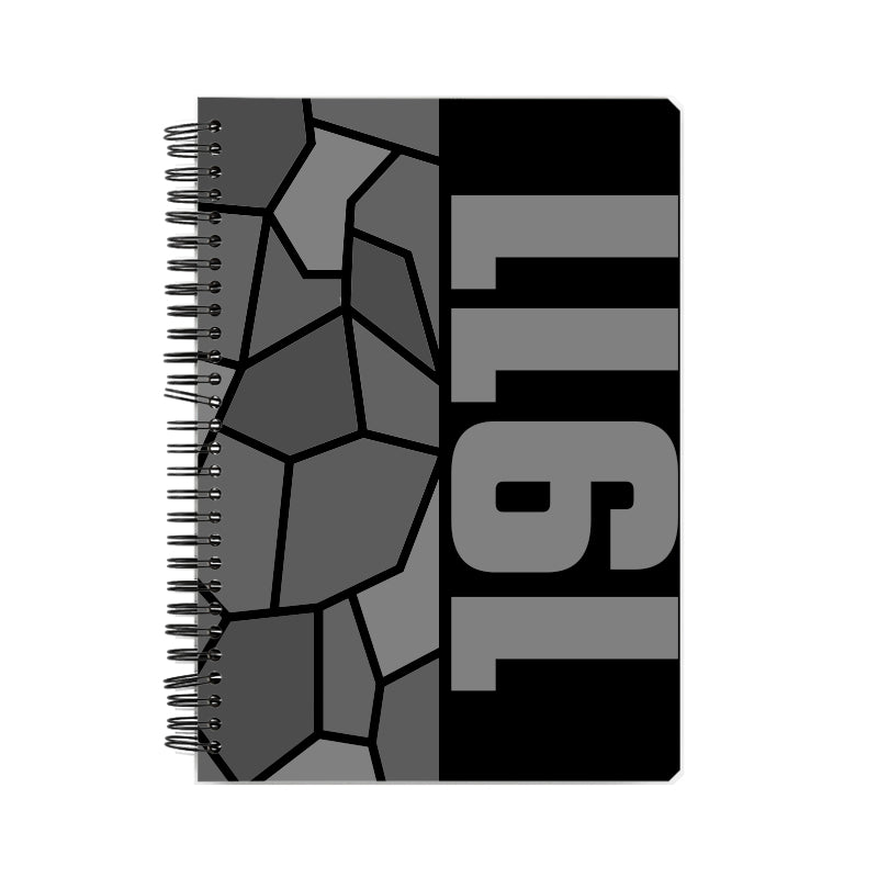 1911 Year Notebook (Black)
