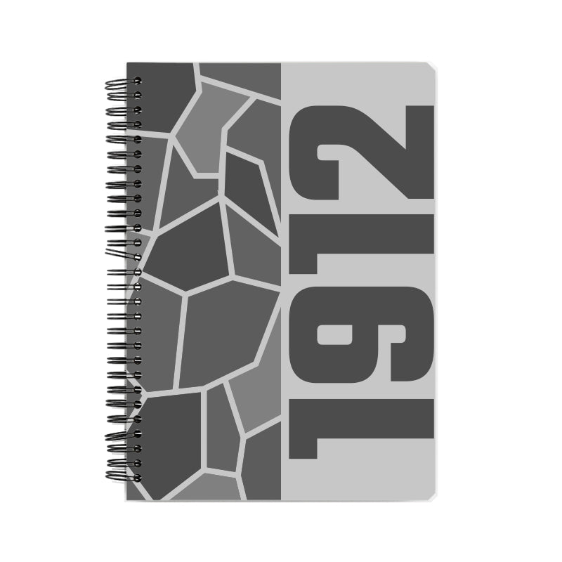 1912 Year Notebook (Melange Grey)