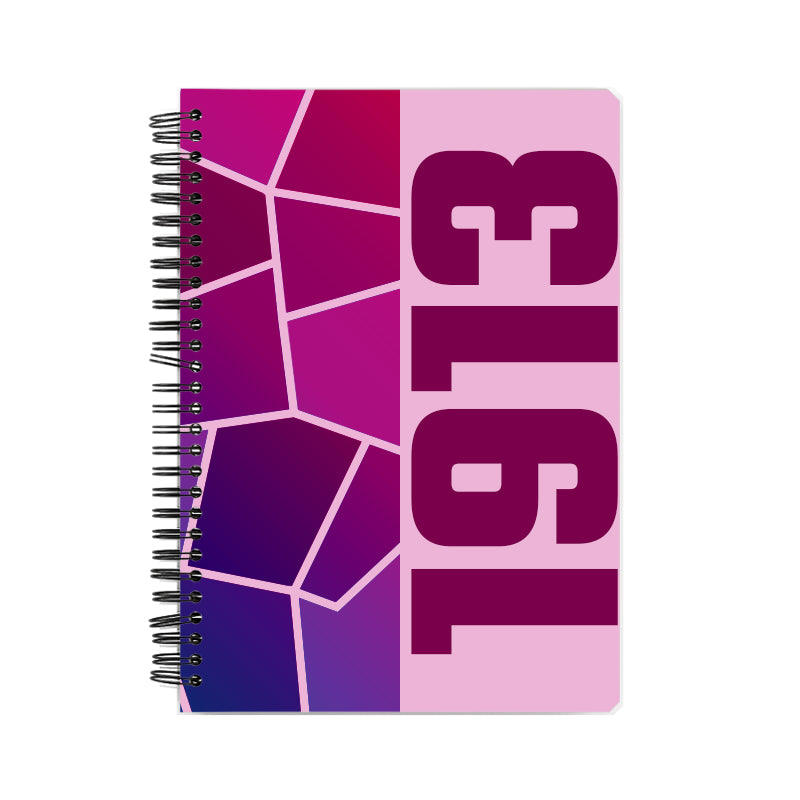 1913 Year Notebook (Light Pink)