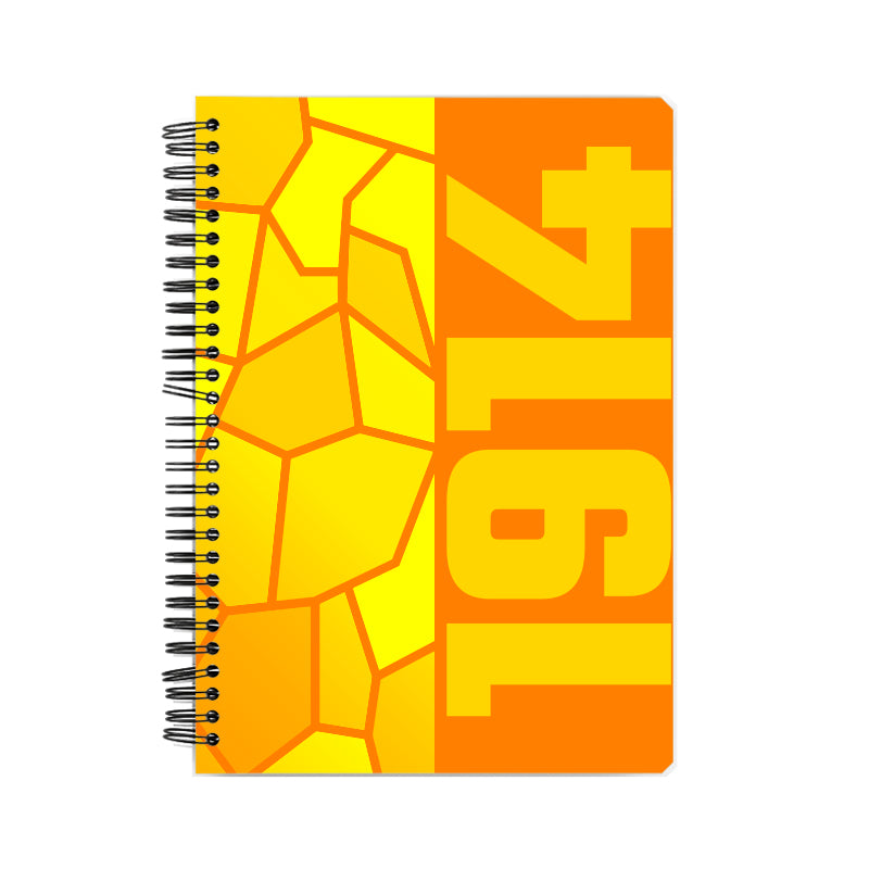 1914 Year Notebook (Orange)