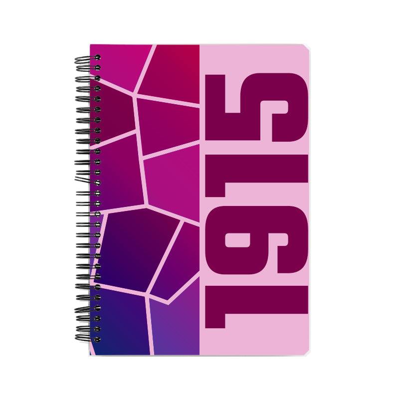 1915 Year Notebook (Light Pink)