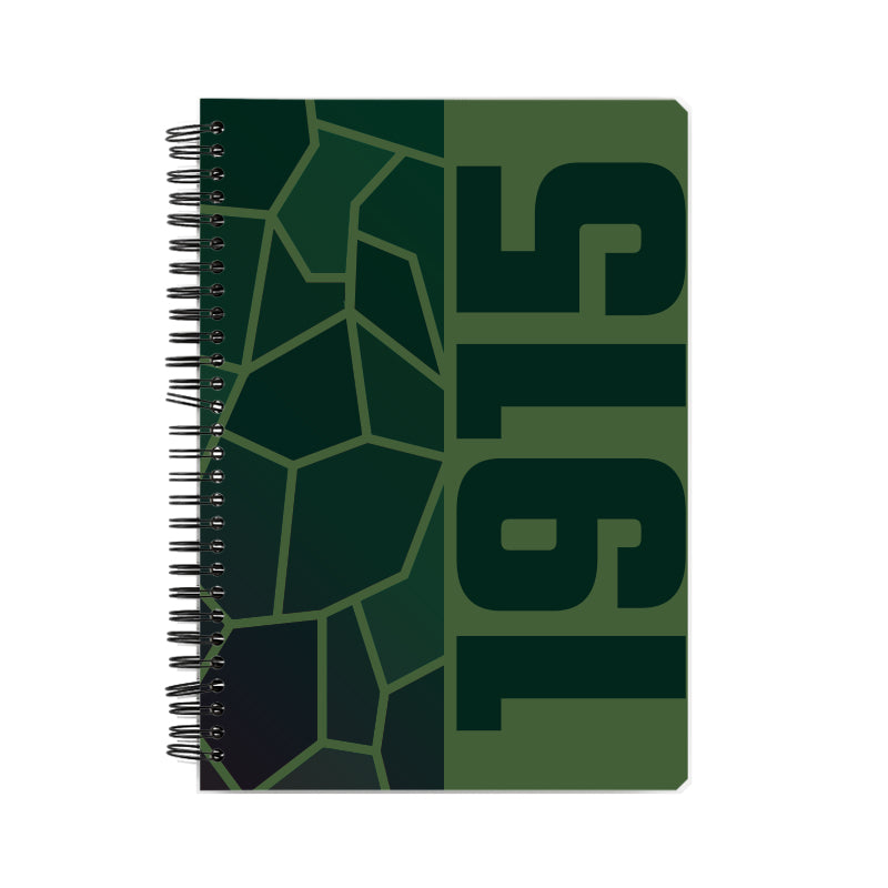 1915 Year Notebook (Olive Green)