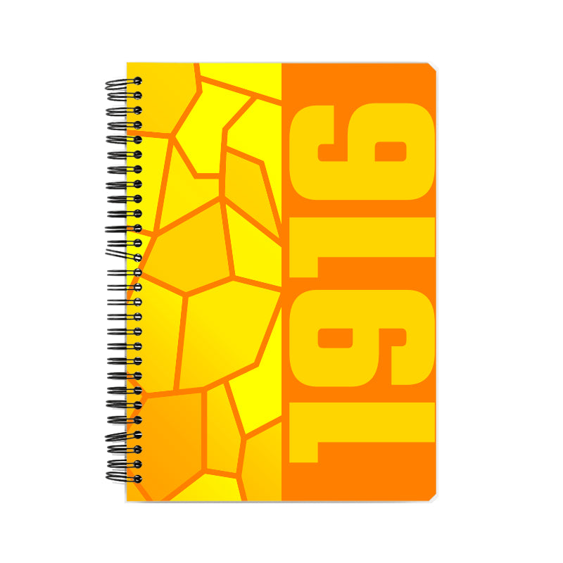 1916 Year Notebook (Orange)