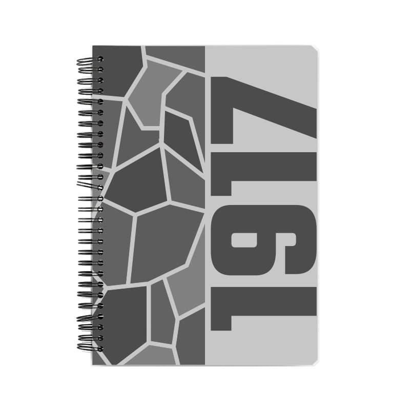 1917 Year Notebook (Melange Grey)