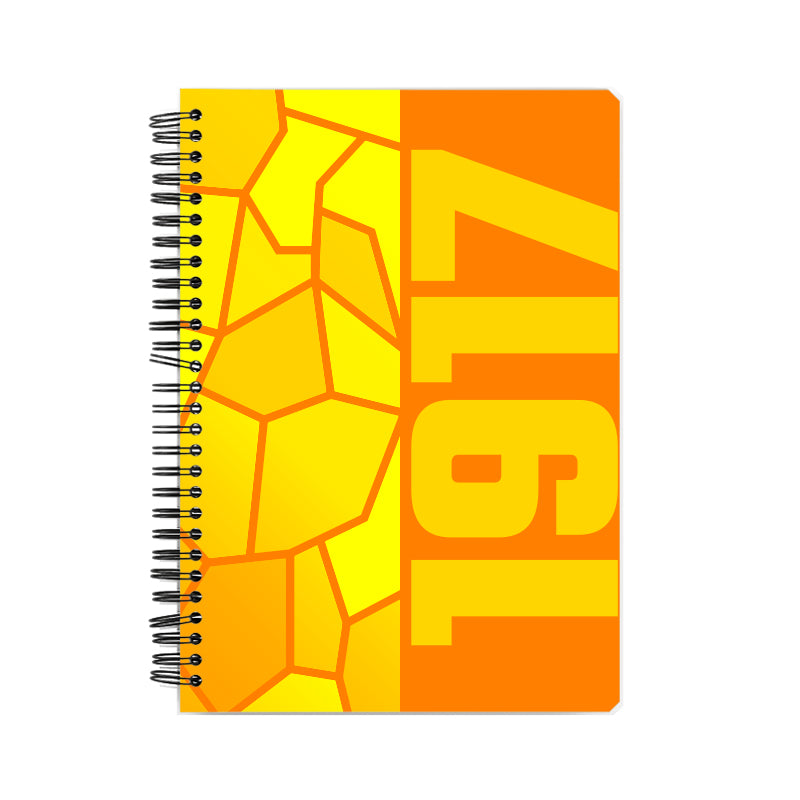 1917 Year Notebook (Orange)