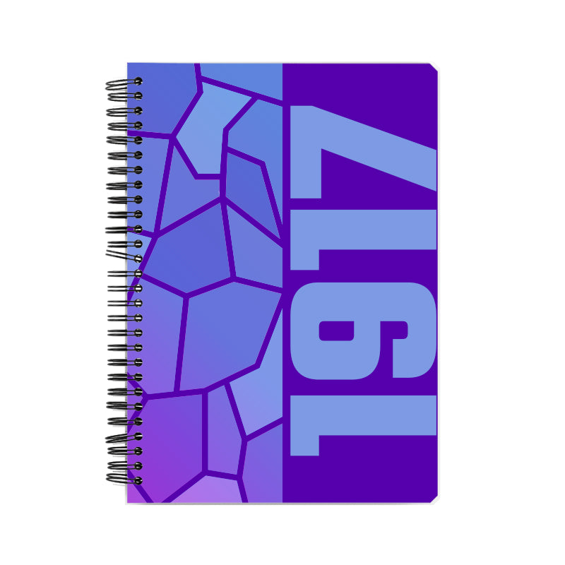 1917 Year Notebook (Purple)