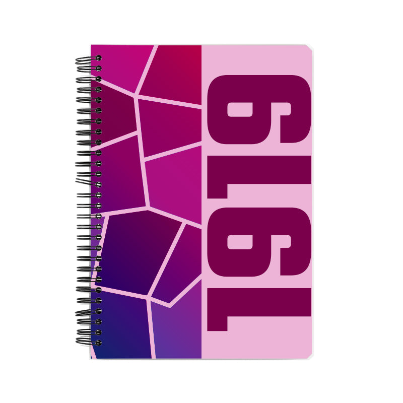 1919 Year Notebook (Light Pink)