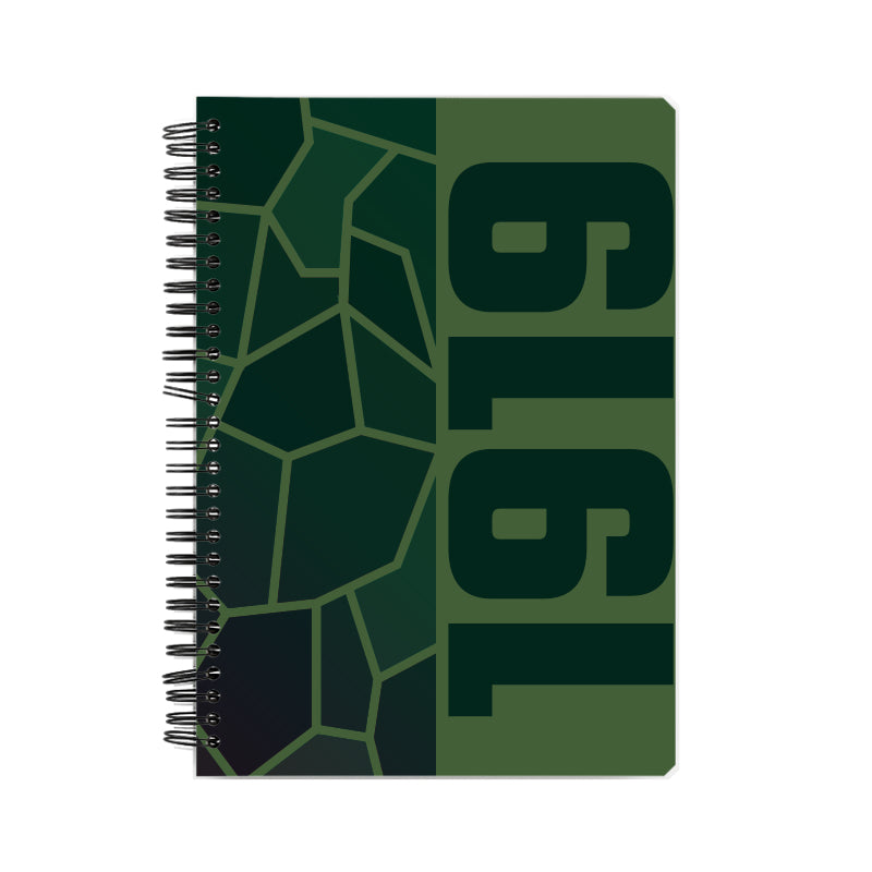 1919 Year Notebook (Olive Green)