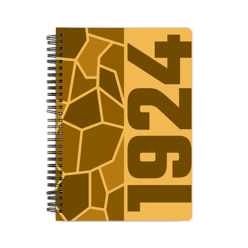1924 Year Notebook (Golden Yellow)