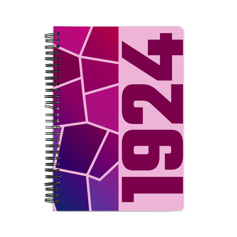 1924 Year Notebook (Light Pink)