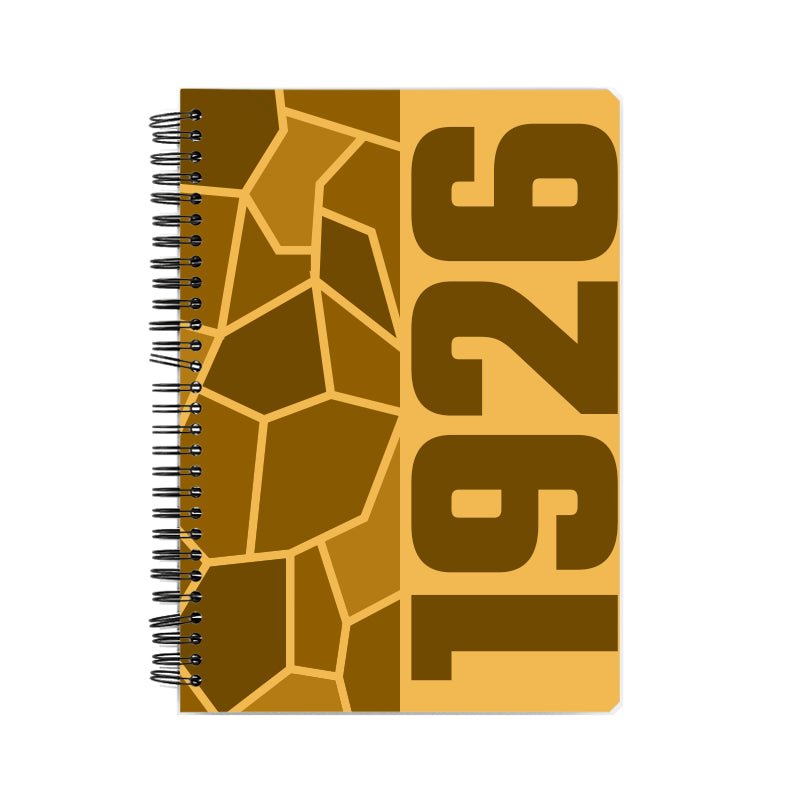 1926 Year Notebook (Golden Yellow)