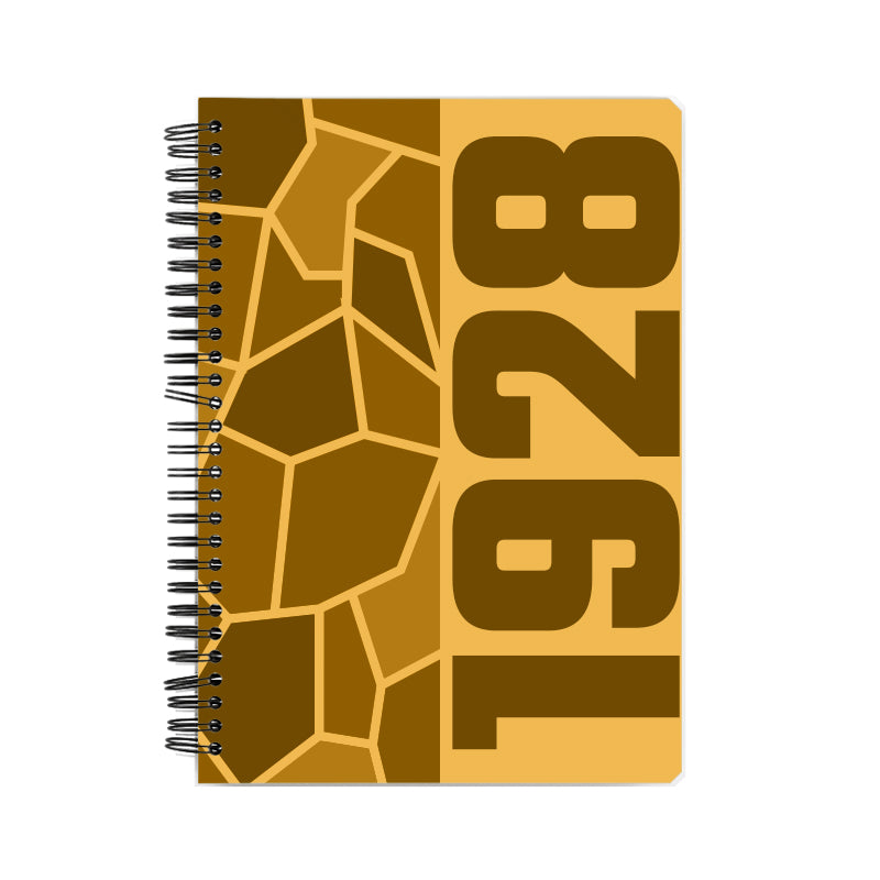 1928 Year Notebook (Golden Yellow)