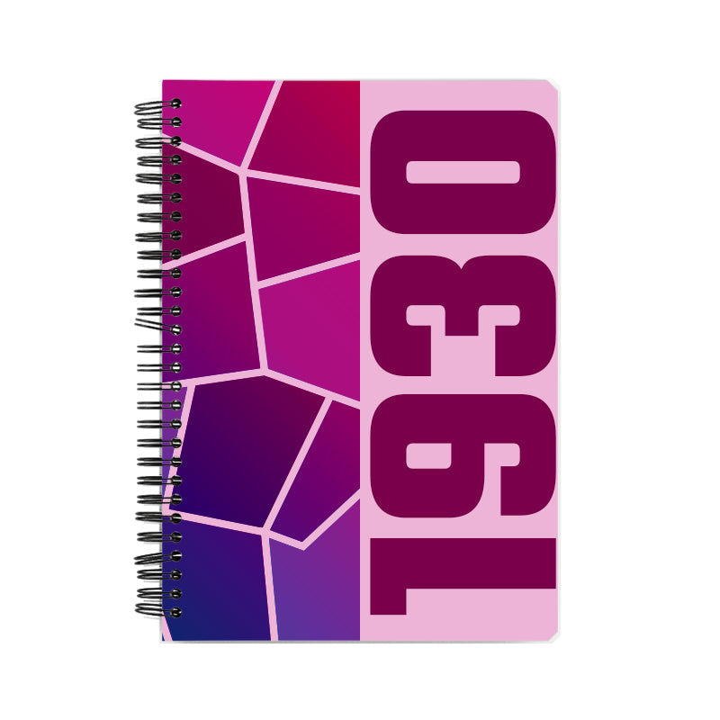 1930 Year Notebook (Light Pink)