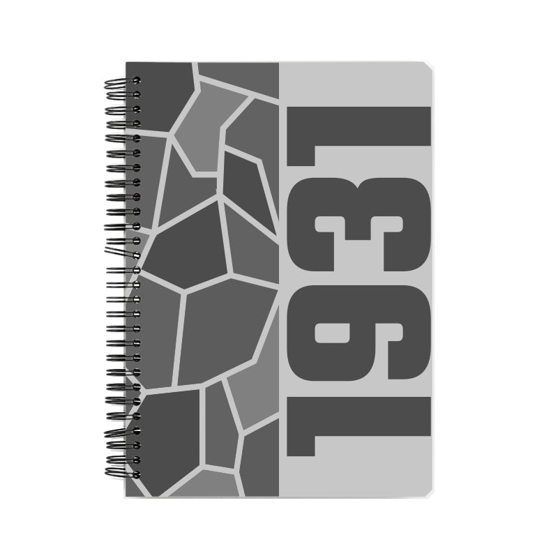 1931 Year Notebook (Melange Grey)