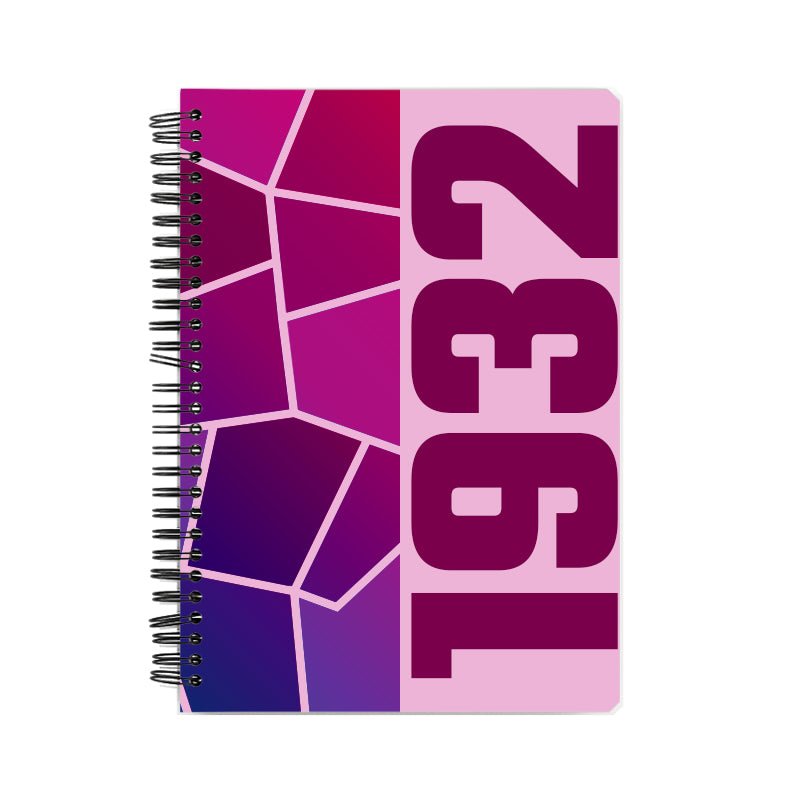 1932 Year Notebook (Light Pink)