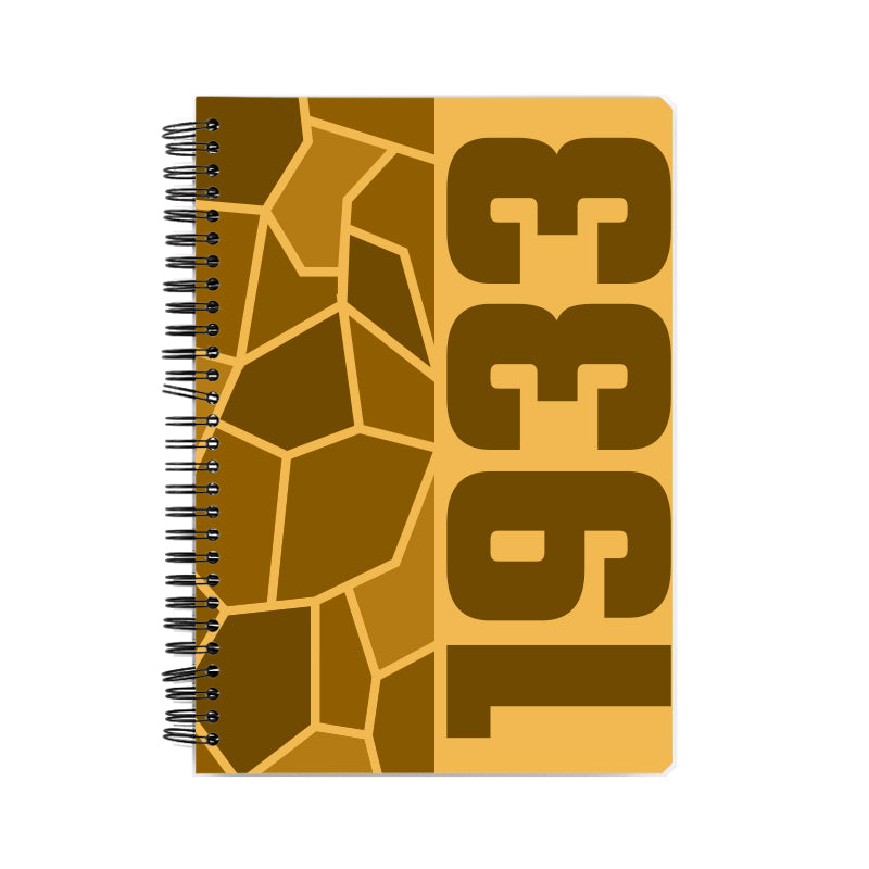 1933 Year Notebook (Golden Yellow)