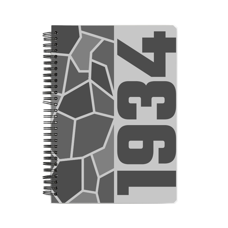 1934 Year Notebook (Melange Grey)