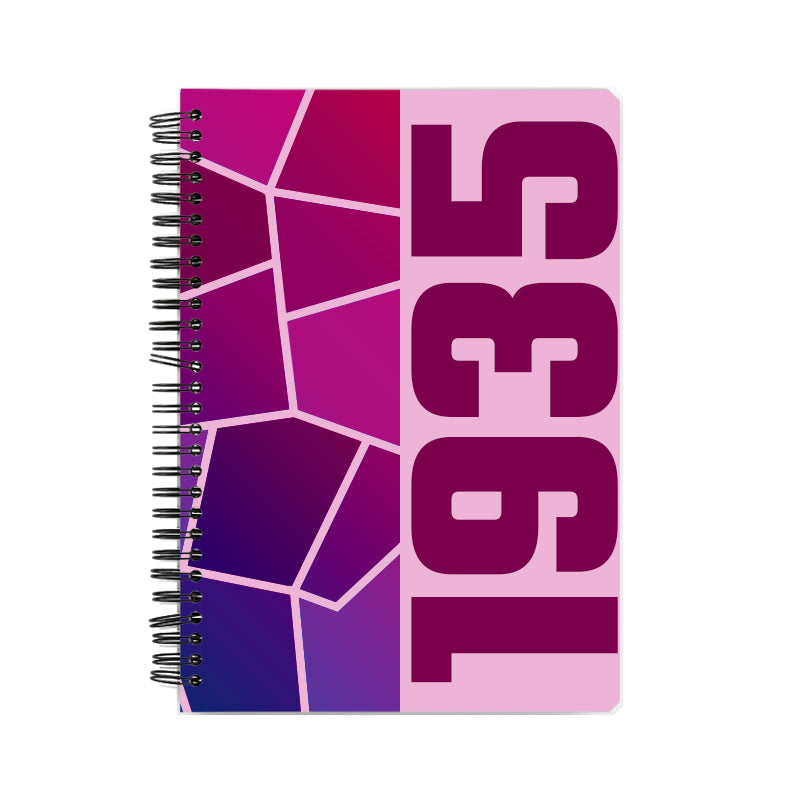 1935 Year Notebook (Light Pink)