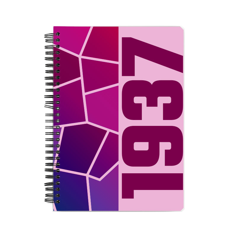 1937 Year Notebook (Light Pink)