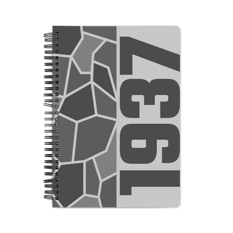 1937 Year Notebook (Melange Grey)