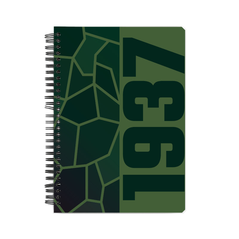 1937 Year Notebook (Olive Green)