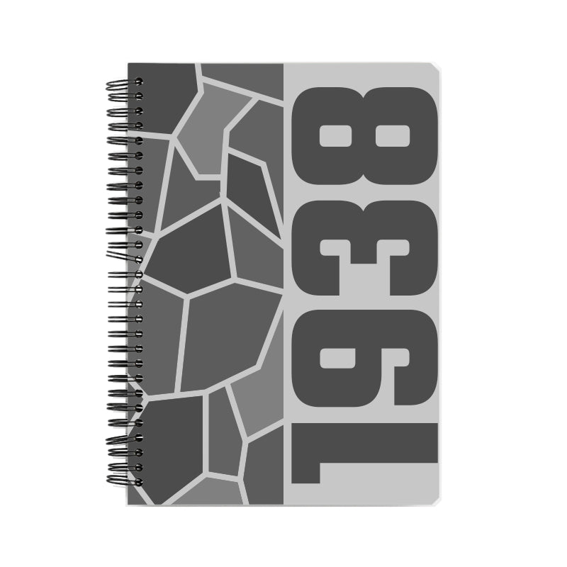 1938 Year Notebook (Melange Grey)