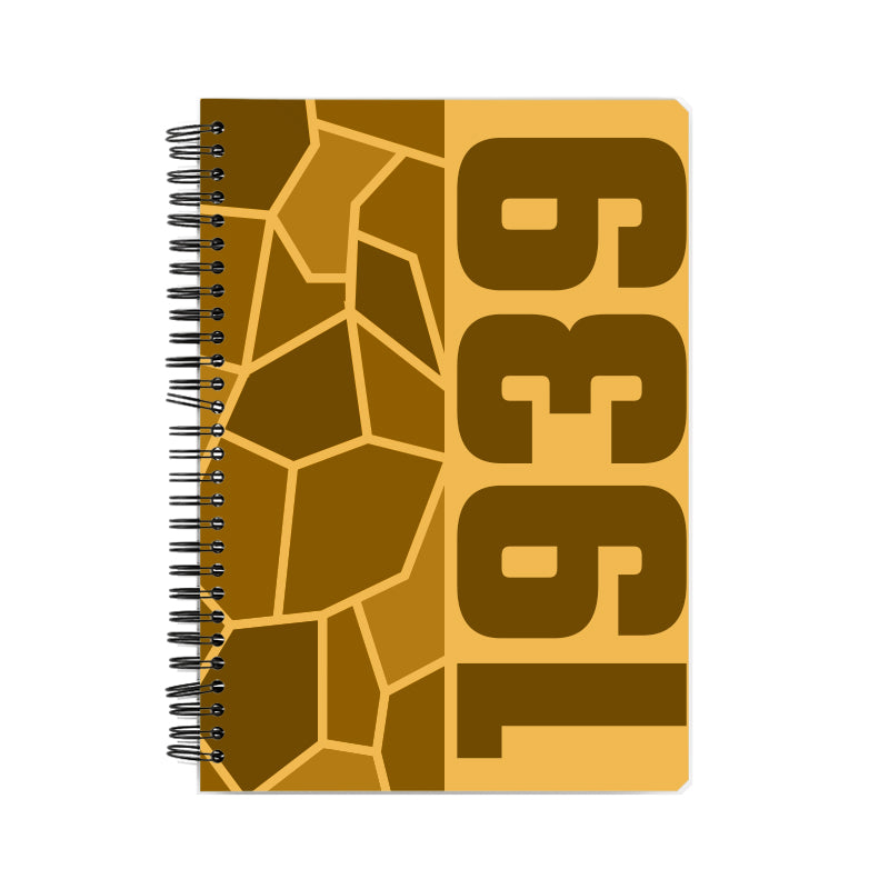 1939 Year Notebook (Golden Yellow)