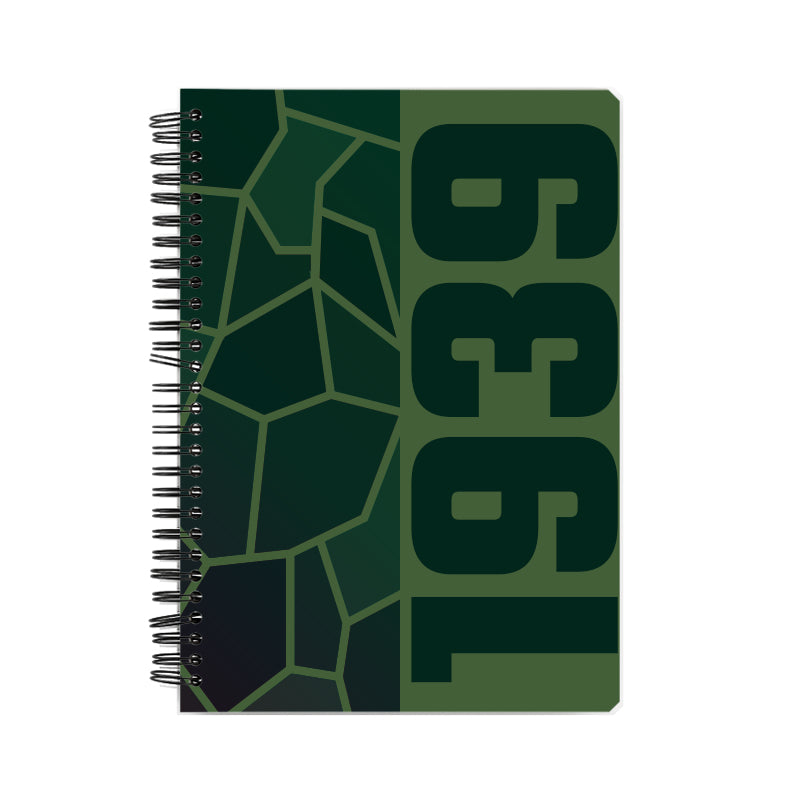 1939 Year Notebook (Olive Green)