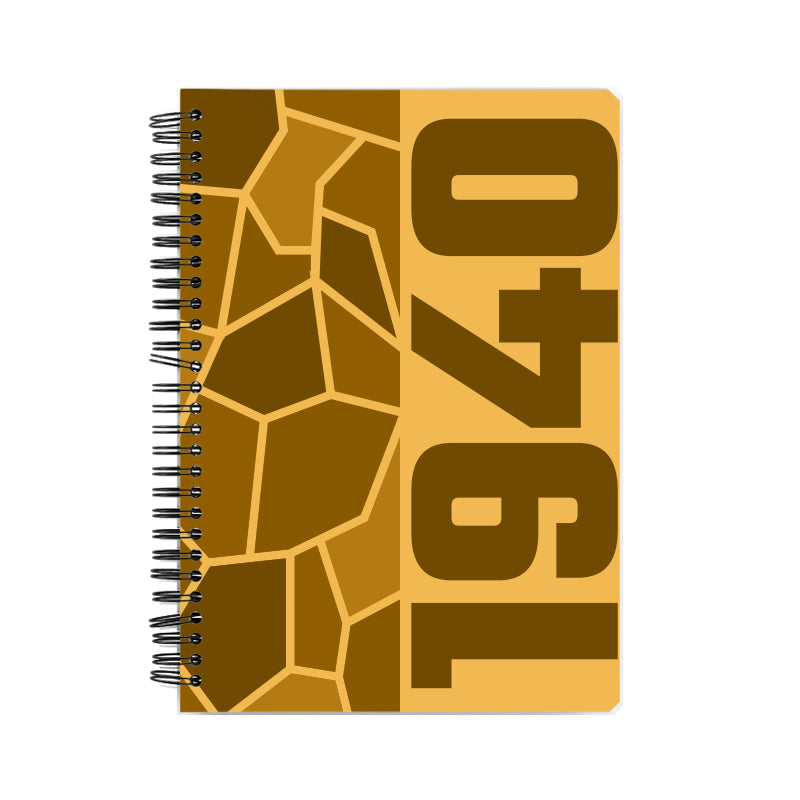 1940 Year Notebook (Golden Yellow)