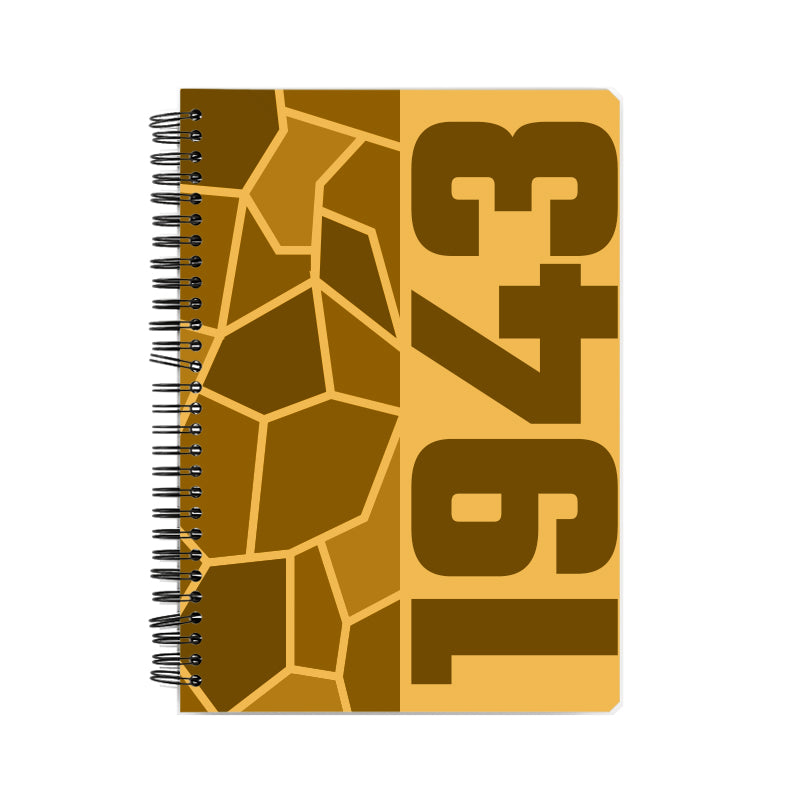1943 Year Notebook (Golden Yellow)