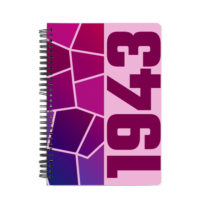 1943 Year Notebook (Light Pink)