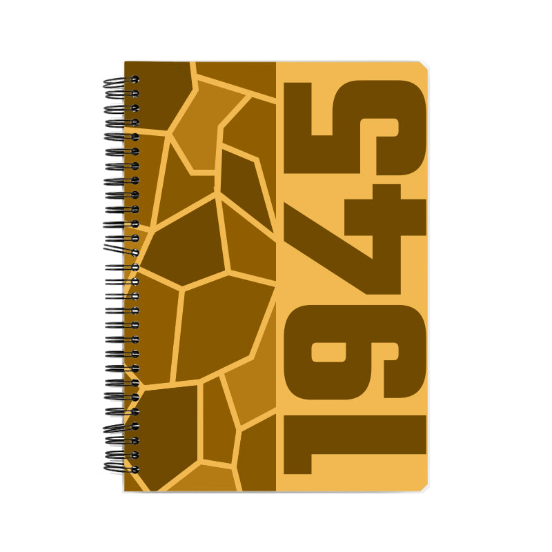 1945 Year Notebook (Golden Yellow)