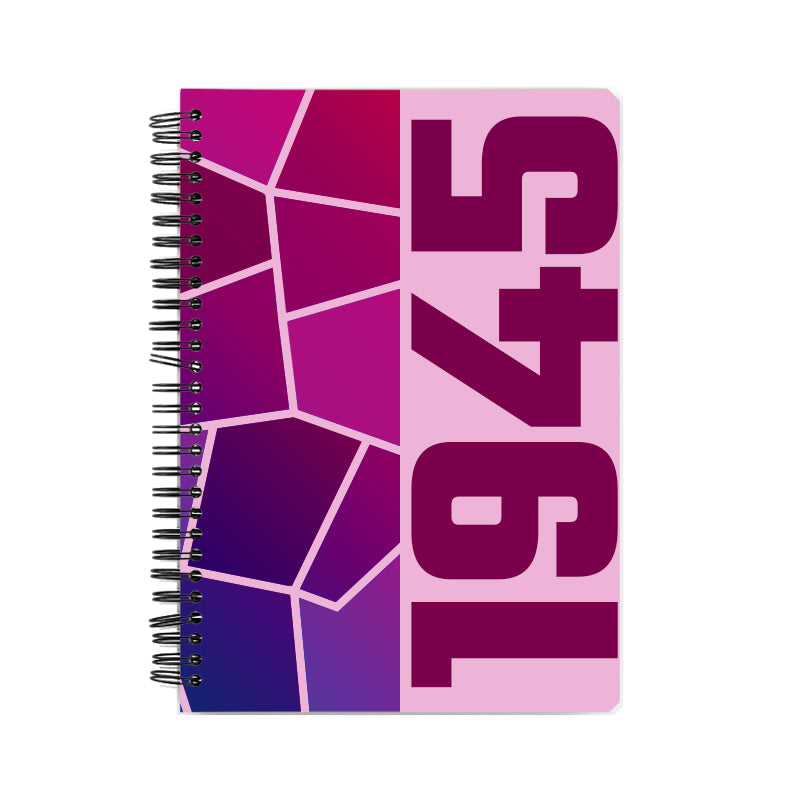 1945 Year Notebook (Light Pink)