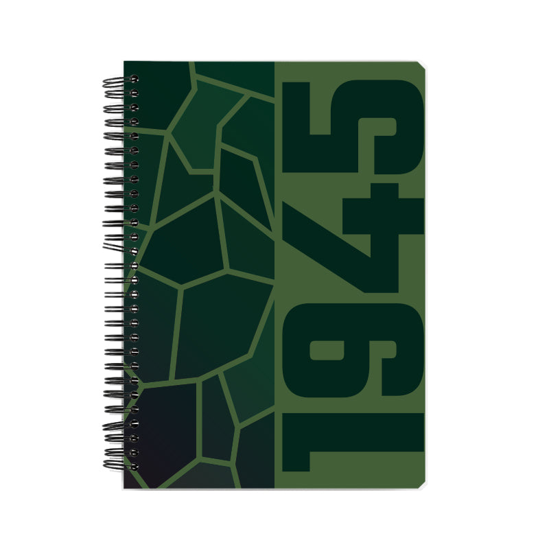 1945 Year Notebook (Olive Green)