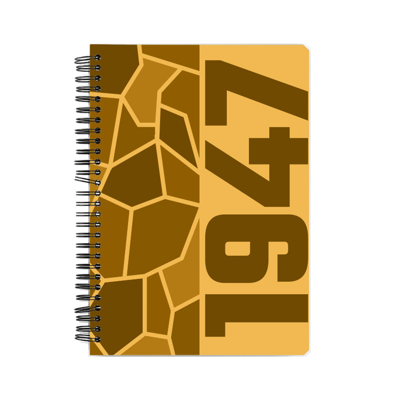 1947 Year Notebook (Golden Yellow)