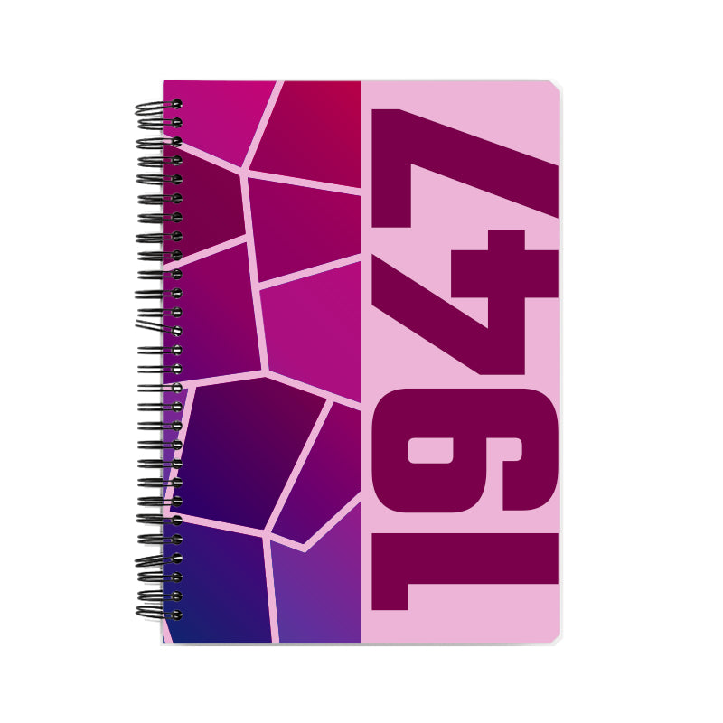 1947 Year Notebook (Light Pink)