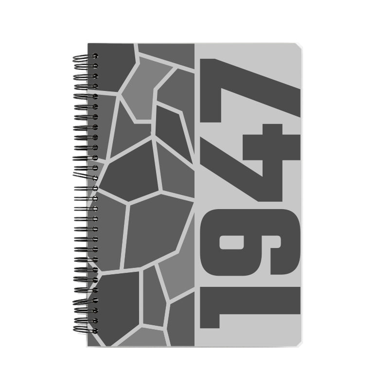 1947 Year Notebook (Melange Grey)