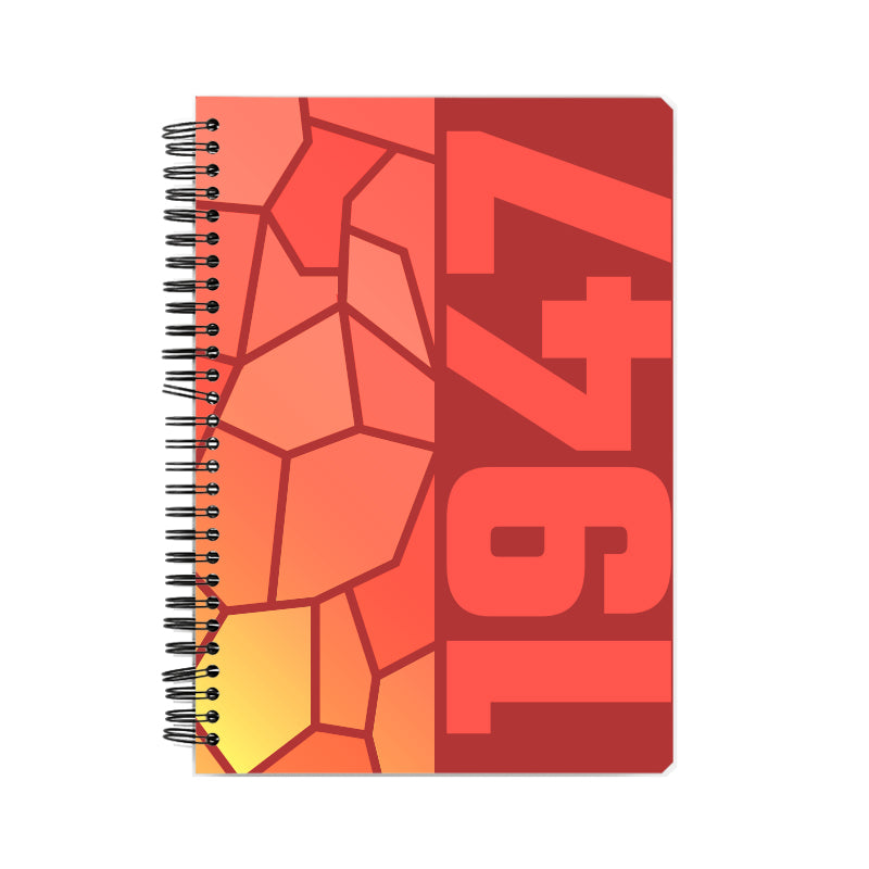 1947 Year Notebook (Red)