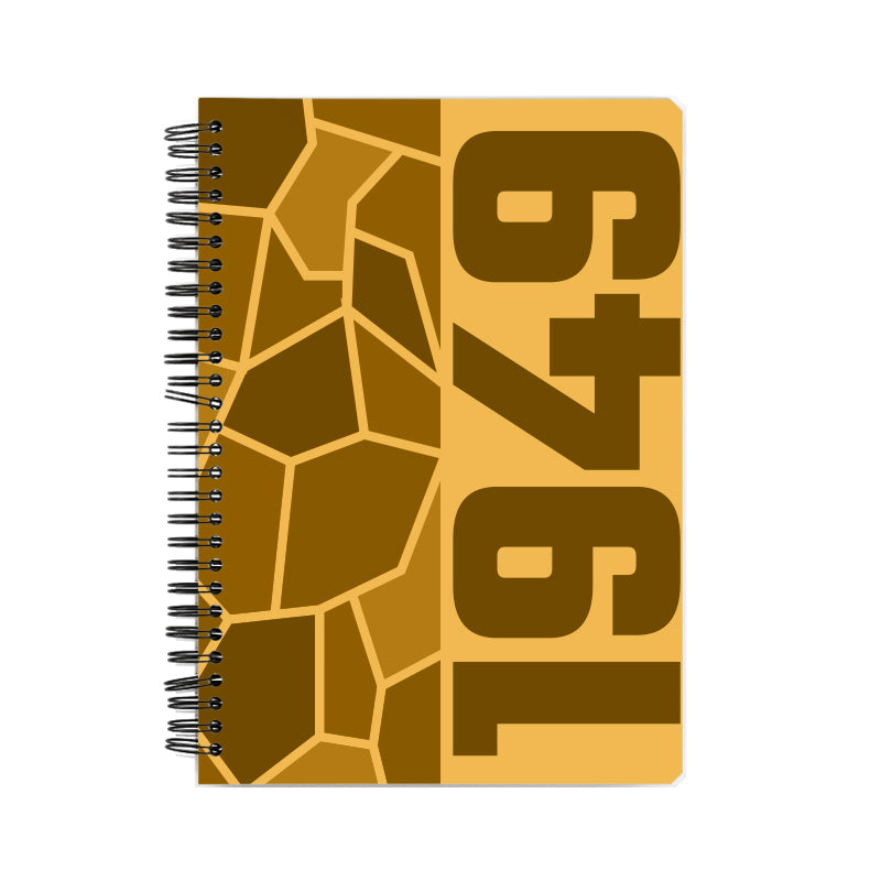 1949 Year Notebook (Golden Yellow)
